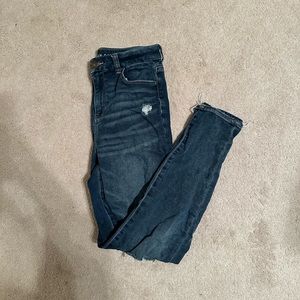 American Eagle Womens Next Level Stretch Curvy Hi-Rise Jegging 10 Long